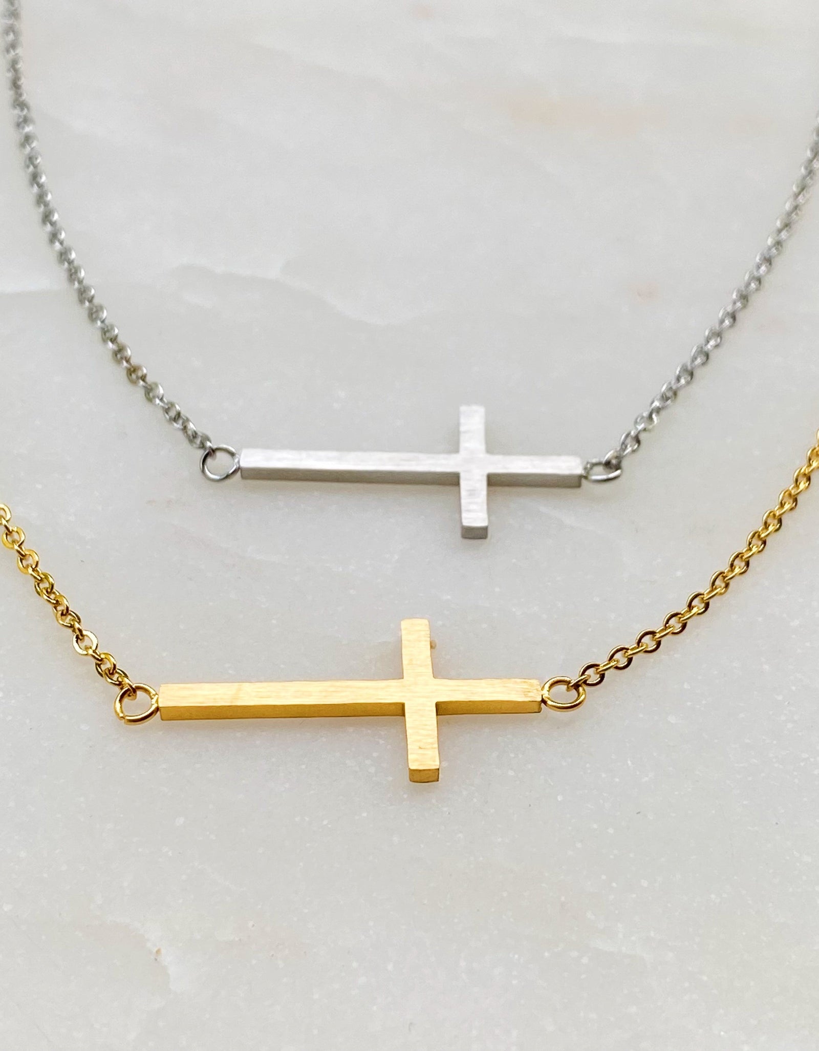 Kayla Cross Necklace by Ellisonyoung.com