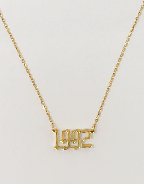 Load image into Gallery viewer, Birth Year Necklace by Ellisonyoung.com
