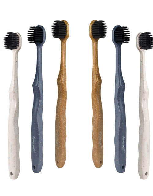 Load image into Gallery viewer, Wide Brush Head Charcoal Toothbrush by Pursonic
