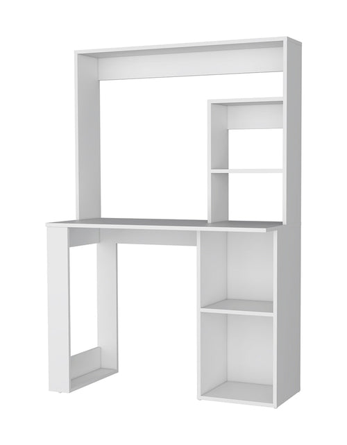 Load image into Gallery viewer, Carroll Computer Desk with Hutch and Shelves by FM FURNITURE
