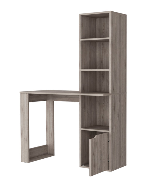 Load image into Gallery viewer, Riverton Computer Desk, Work Surface Area, Light Gray Finish by FM FURNITURE
