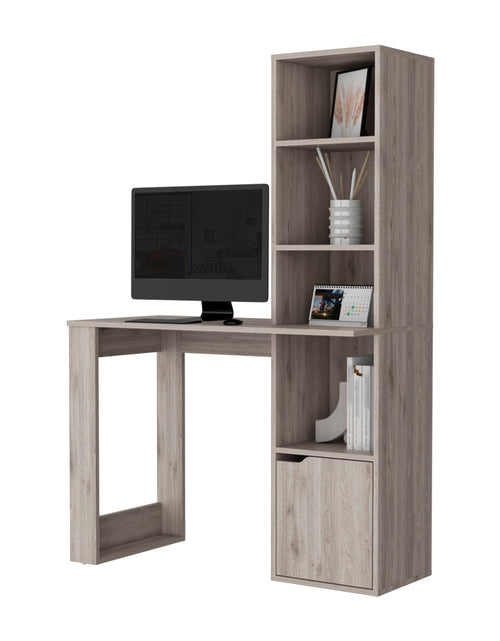 Load image into Gallery viewer, Riverton Computer Desk, Work Surface Area, Light Gray Finish by FM FURNITURE
