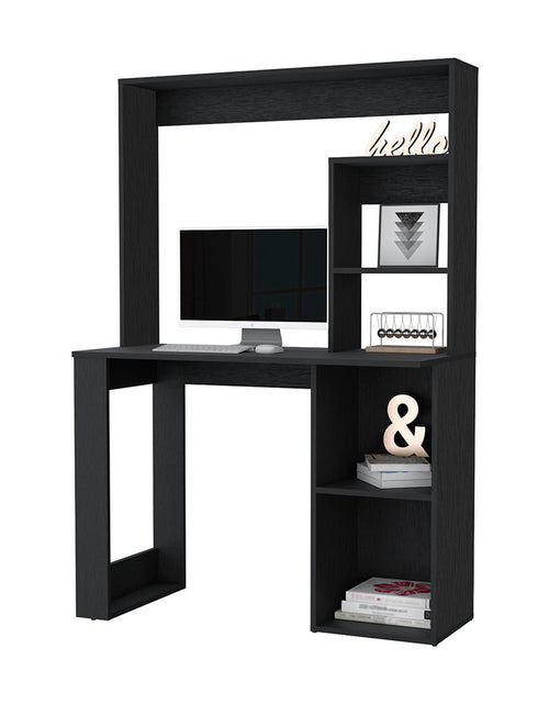 Load image into Gallery viewer, Carroll Computer Desk with Hutch and Shelves by FM FURNITURE
