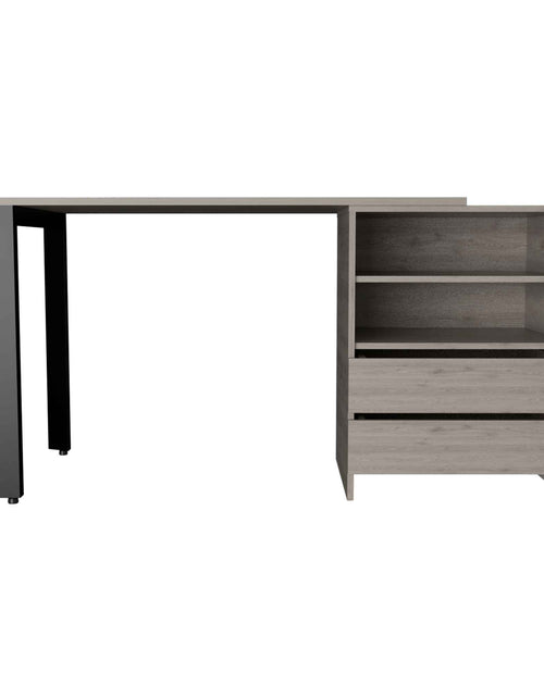 Load image into Gallery viewer, Pragma 120 Writing Desk, Two Drawers, Two Shelves by FM FURNITURE
