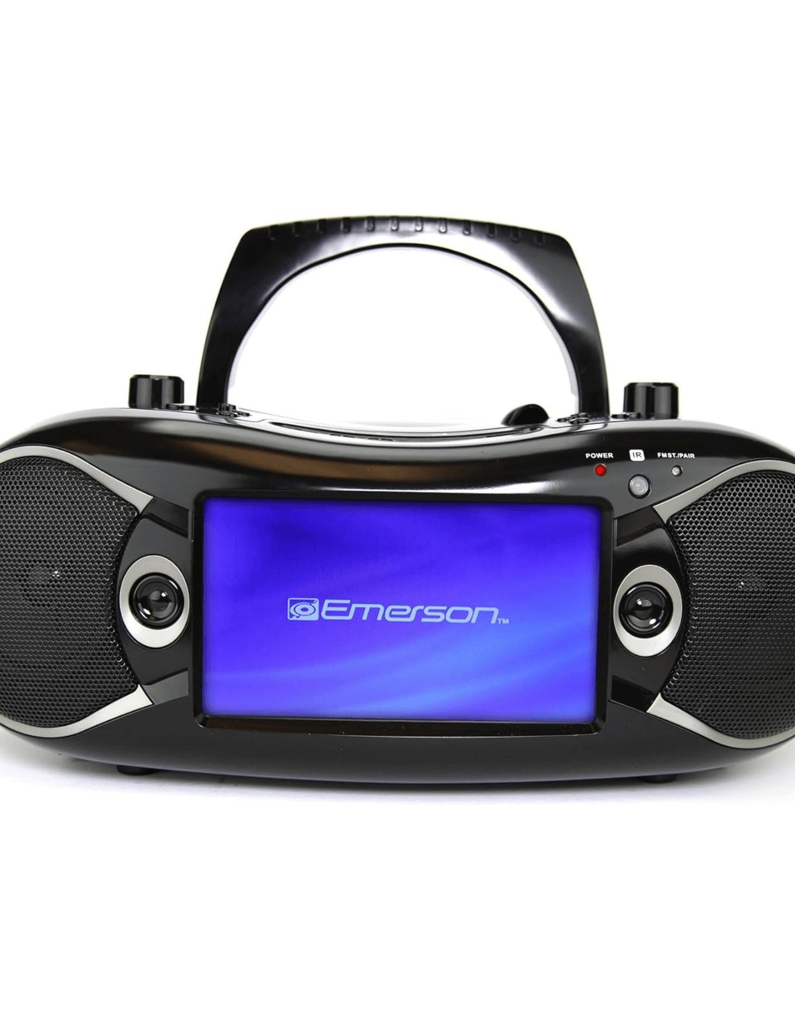 7" Bluetooth DVD Boombox with AMFM Radio & Stereo Speakers