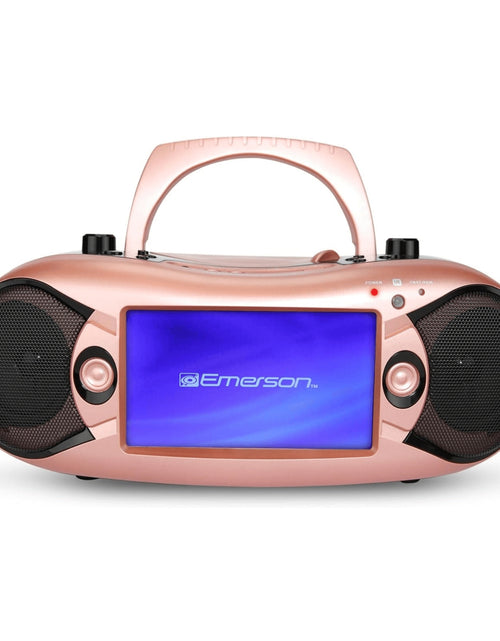 Load image into Gallery viewer, 7" Bluetooth DVD Boombox with AMFM Radio &amp; Stereo Speakers
