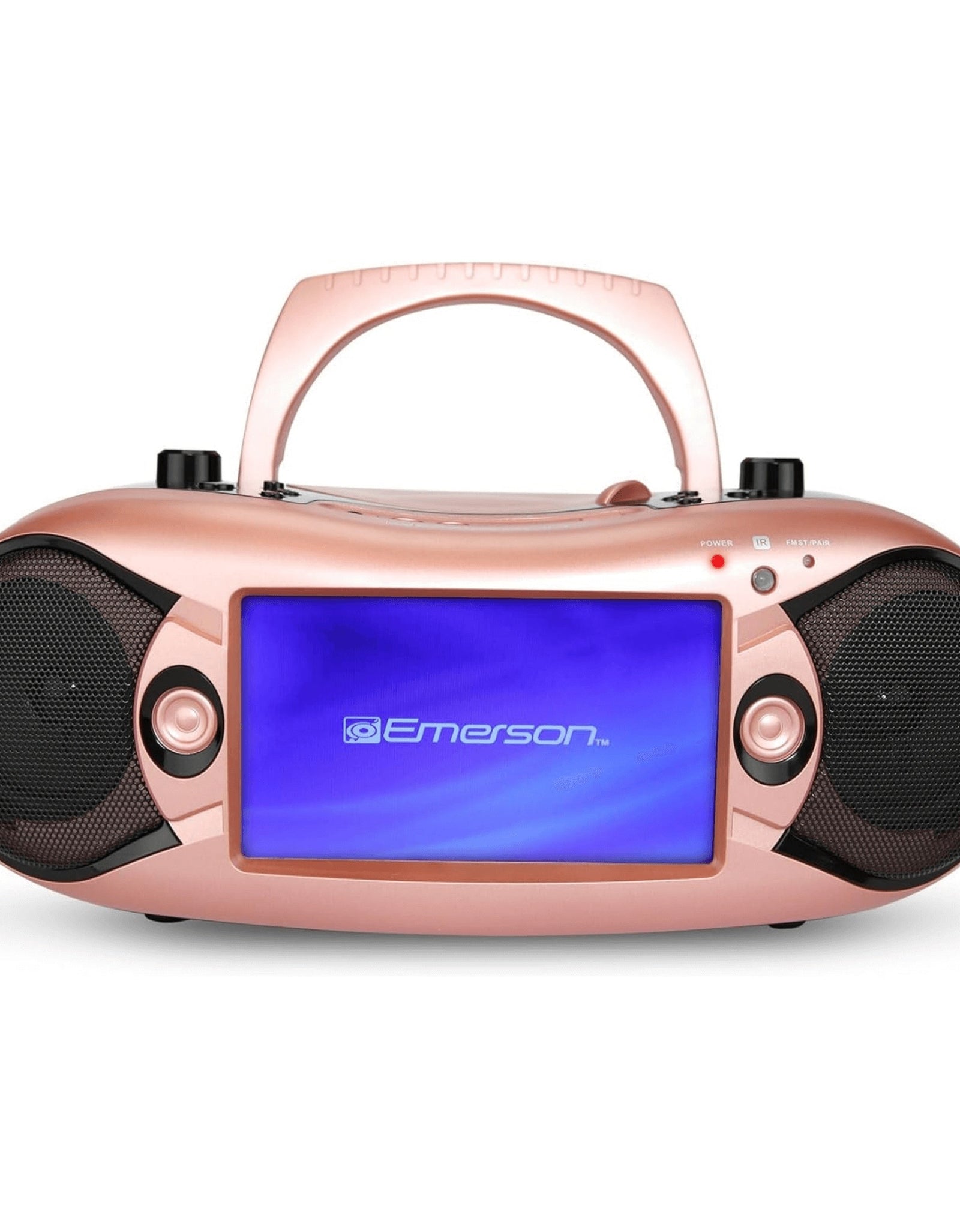 7" Bluetooth DVD Boombox with AMFM Radio & Stereo Speakers