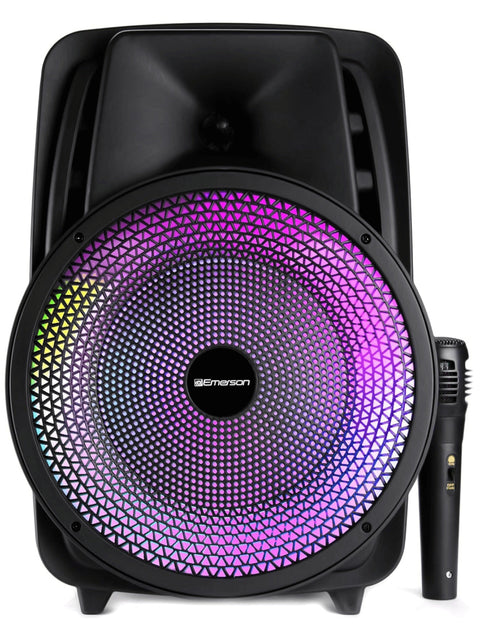 Load image into Gallery viewer, Portable 8" Bluetooth Party Speaker with Disco Light and Stand
