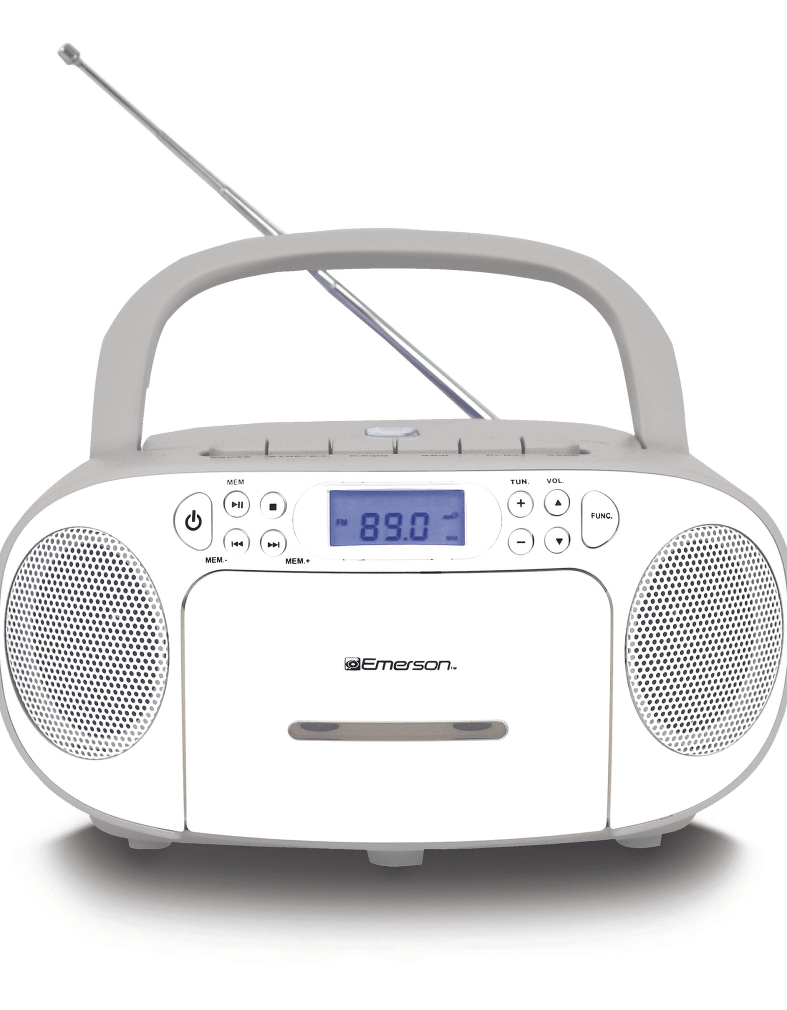 Portable CD/Cassette Boombox with AM/FM Radio