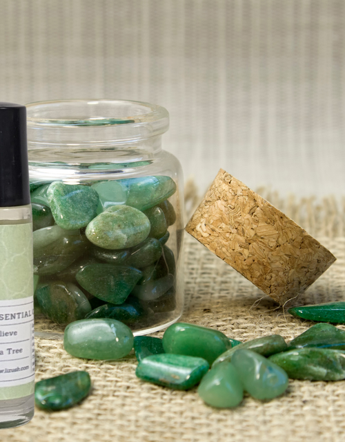 Load image into Gallery viewer, Set of Essential Oils Roll-On with Crystals by Lizush
