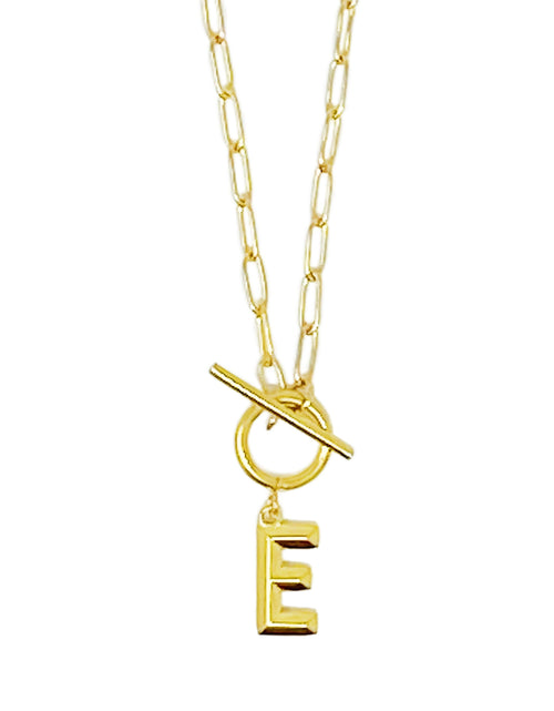 Load image into Gallery viewer, Modern Classic Initial Necklace by Ellisonyoung.com
