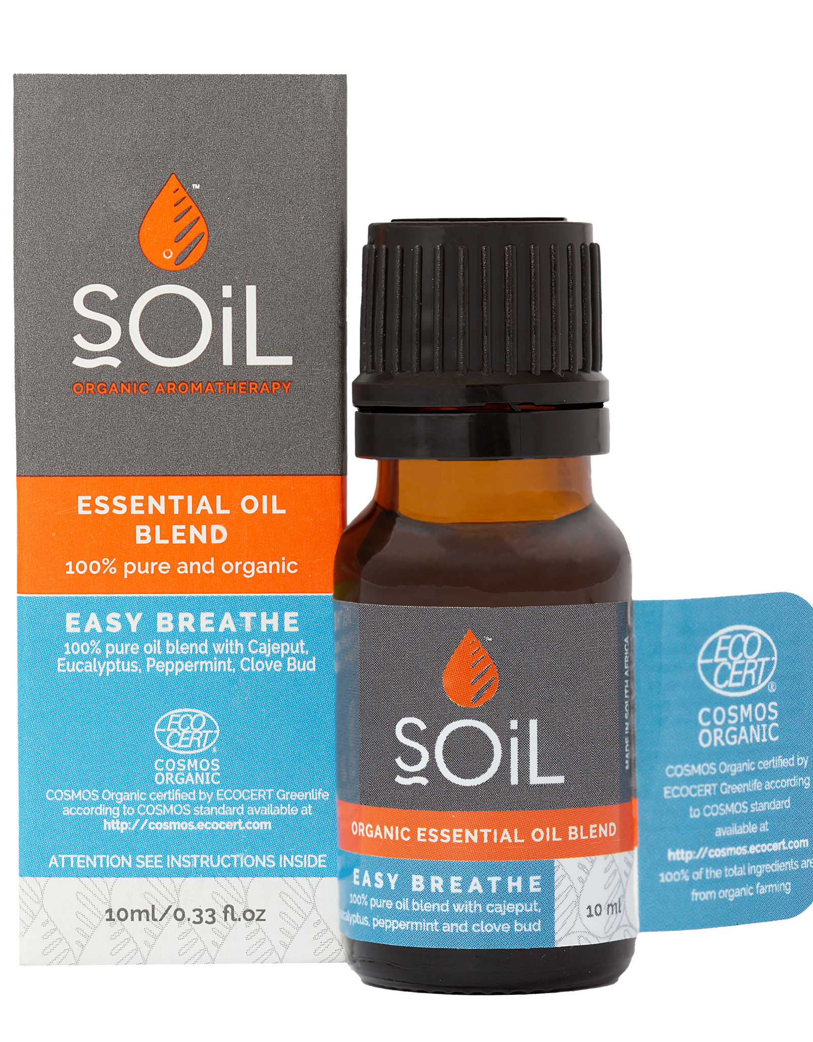 Easy Breathe - Organic Essential Oil Blend by SOiL Organic Aromatherapy and Skincare