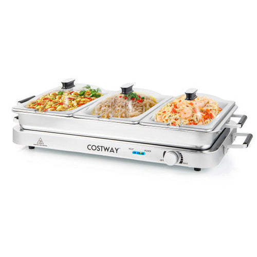 Load image into Gallery viewer, 2 in 1 Electric Warming Tray with Temperature Control
