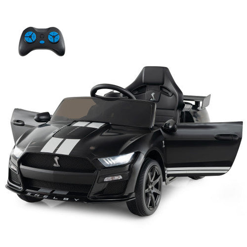 Load image into Gallery viewer, 12V Licensed Ford Mustang Shelby GT500 Kids Ride on Car with Remote Control for Kids Aged 3-8-Black
