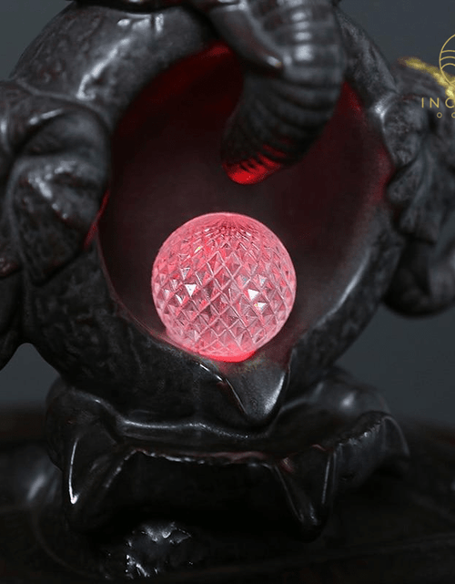 Load image into Gallery viewer, Elephant Statue Waterfall Incense Burner by incenseocean
