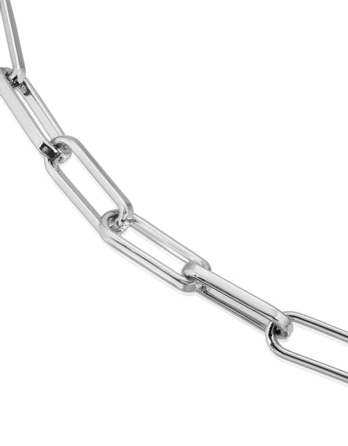 Load image into Gallery viewer, Elongated Link Mask Chain by eklexic jewelry
