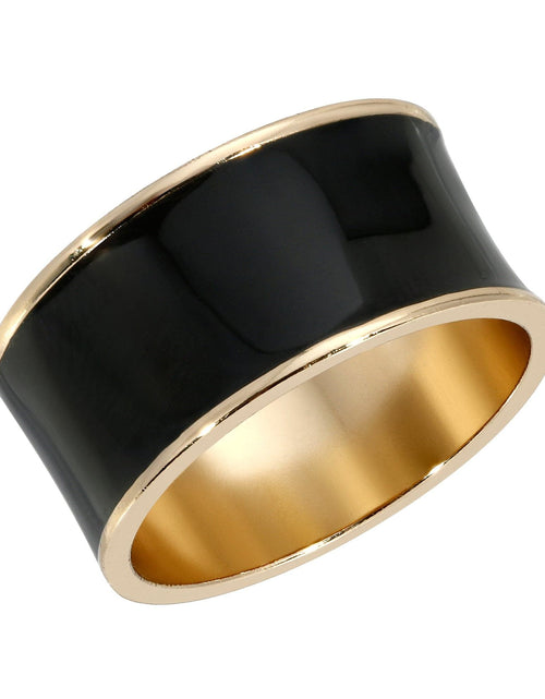 Load image into Gallery viewer, Enamel Concave Ring by eklexic jewelry
