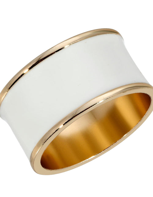 Load image into Gallery viewer, Enamel Concave Ring by eklexic jewelry
