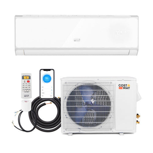 Load image into Gallery viewer, Energy Star Certified 22000 BTU 21 SEER2 208-230V Mini Split Air Conditioner and Heater White Wifi Enabled
