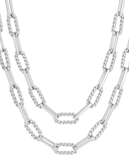 Load image into Gallery viewer, Enzo Double Layer Necklace by eklexic jewelry
