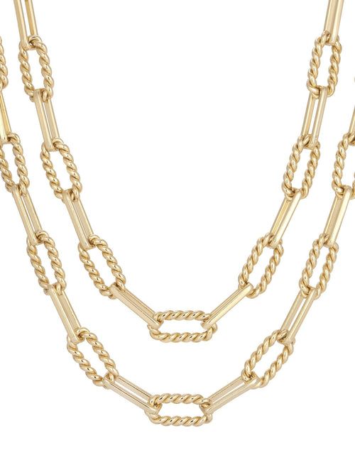 Load image into Gallery viewer, Enzo Double Layer Necklace by eklexic jewelry
