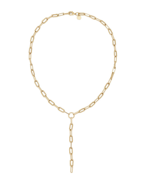 Load image into Gallery viewer, Enzo Lariat Necklace by eklexic jewelry
