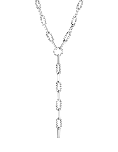 Load image into Gallery viewer, Enzo Lariat Necklace by eklexic jewelry
