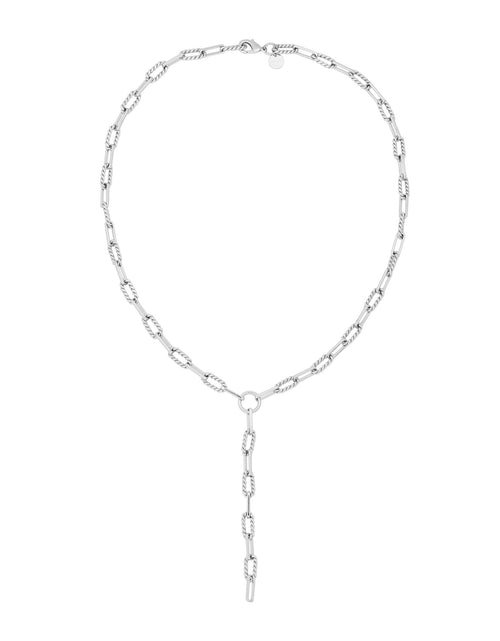 Load image into Gallery viewer, Enzo Lariat Necklace by eklexic jewelry
