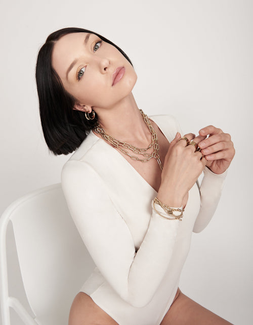 Load image into Gallery viewer, Enzo Necklace by eklexic jewelry
