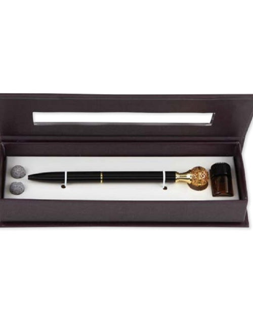 Load image into Gallery viewer, Essential Oil Diffuser Pen in Lemon | Includes 1 ml of Essential Oil and 2 Lava Beads | Refillable by The Bullish Store
