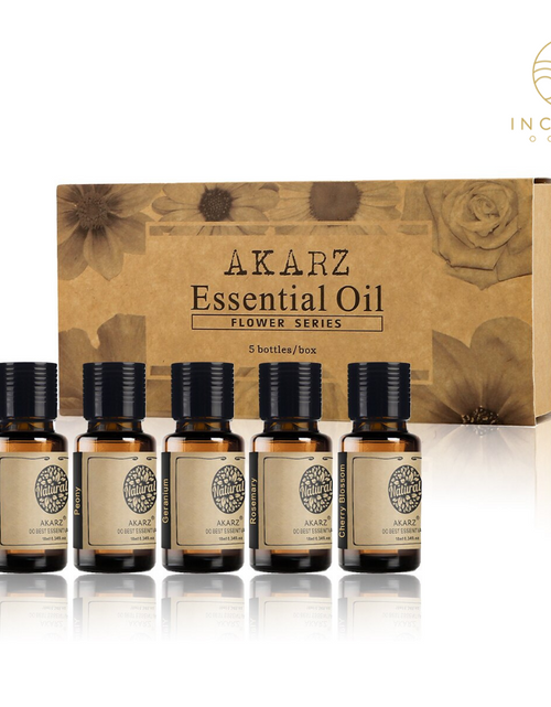 Load image into Gallery viewer, Flower Serie Essential Oils For Burners Set of 5 by incenseocean

