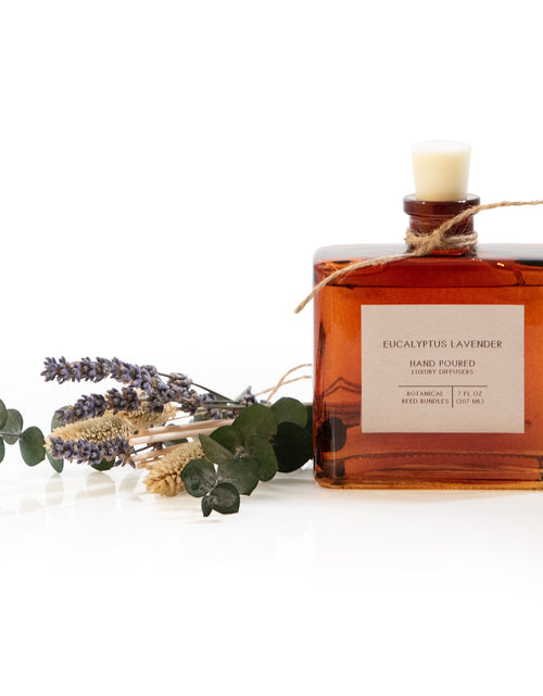 Load image into Gallery viewer, Eucalyptus Lavender Bouquet Reed Bundle Fragrance Diffuser by Andaluca Home
