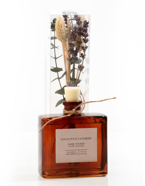 Load image into Gallery viewer, Eucalyptus Lavender Bouquet Reed Bundle Fragrance Diffuser by Andaluca Home
