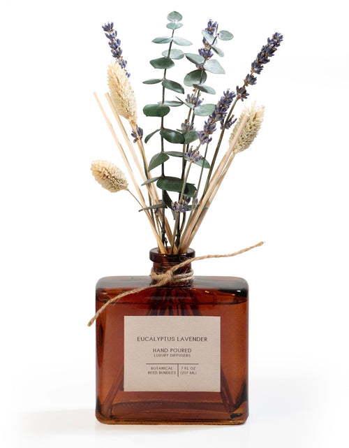 Load image into Gallery viewer, Eucalyptus Lavender Bouquet Reed Bundle Fragrance Diffuser by Andaluca Home
