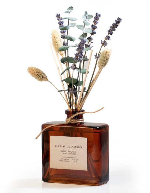 Load image into Gallery viewer, Eucalyptus Lavender Bouquet Reed Bundle Fragrance Diffuser by Andaluca Home

