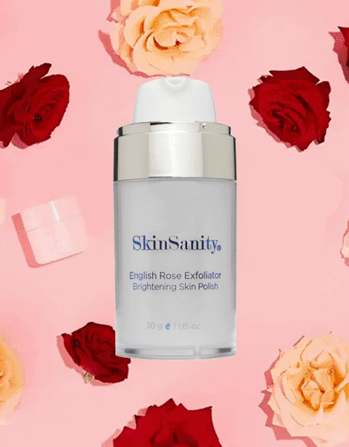 Load image into Gallery viewer, SkinSanity® English Rose Facial Exfoliator Brightening Skin Polish 0.5 oz by Best Clean Beauty
