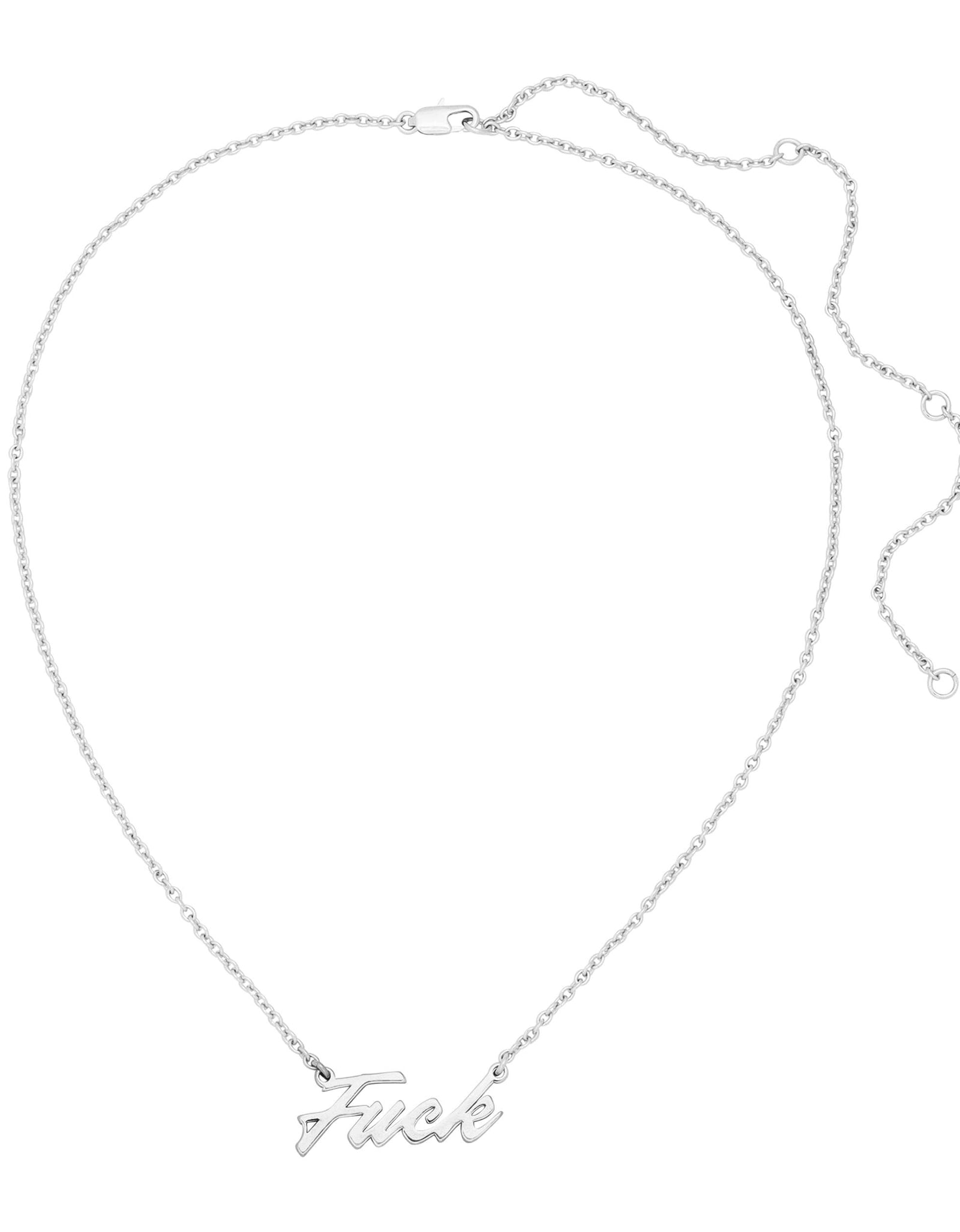 F*** Necklace by eklexic jewelry
