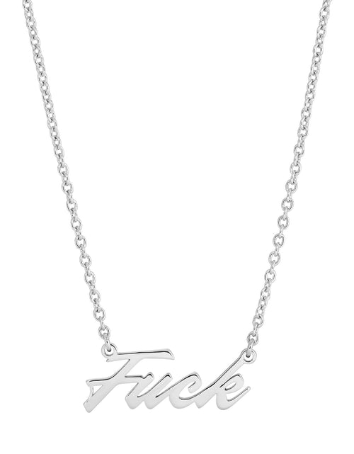 Load image into Gallery viewer, F*** Necklace by eklexic jewelry
