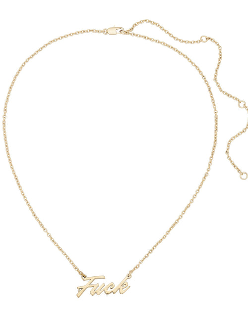 Load image into Gallery viewer, F*** Necklace by eklexic jewelry
