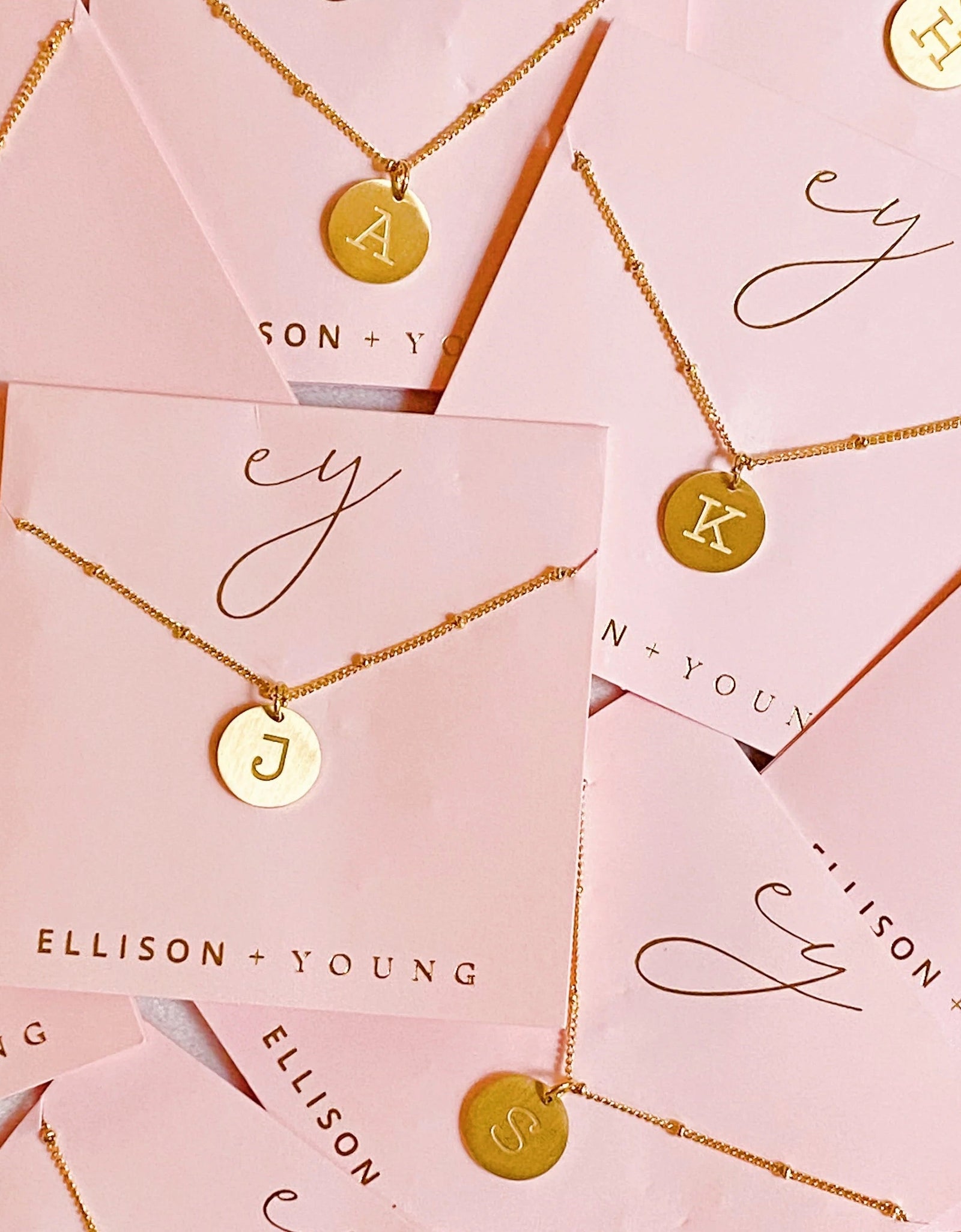 Ellison + Young: Singular Charm Initial Necklace by Ellisonyoung.com