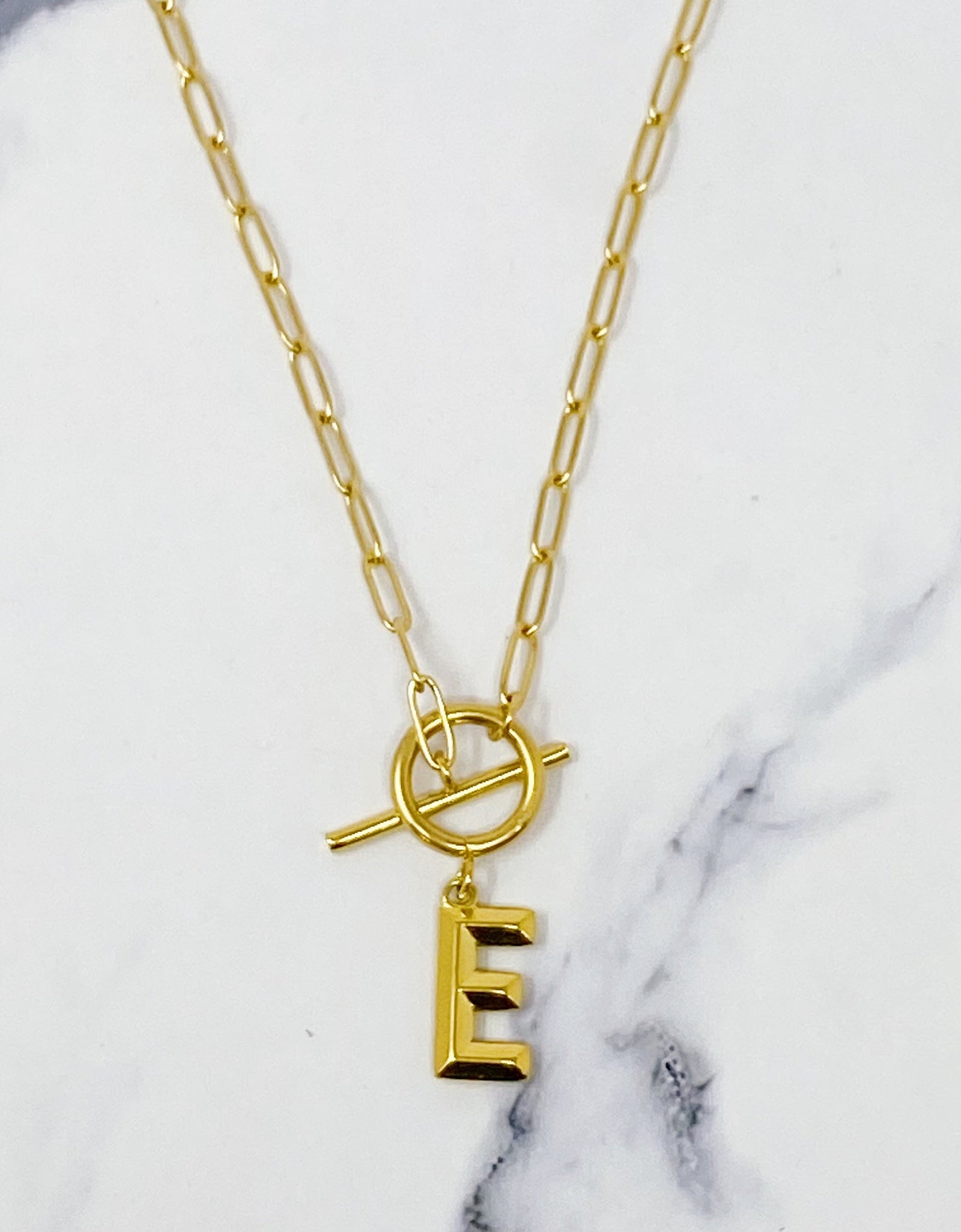 Modern Classic Initial Necklace by Ellisonyoung.com