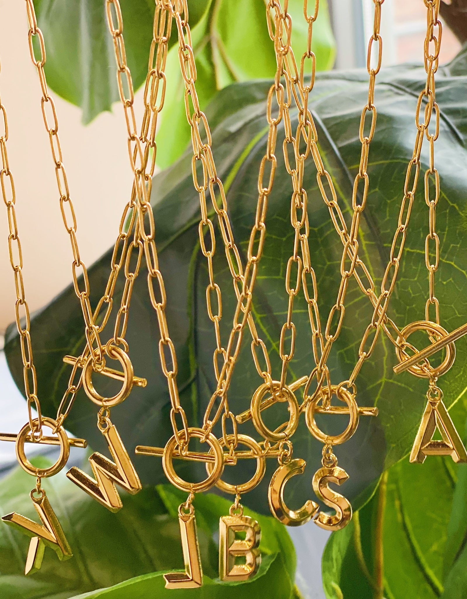 Modern Classic Initial Necklace by Ellisonyoung.com
