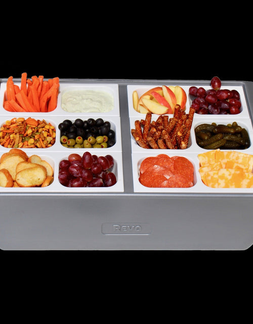 Load image into Gallery viewer, REVO Dubler Cooler | Metallic Gray | Insulated Party Cooler by REVO COOLERS, LLC
