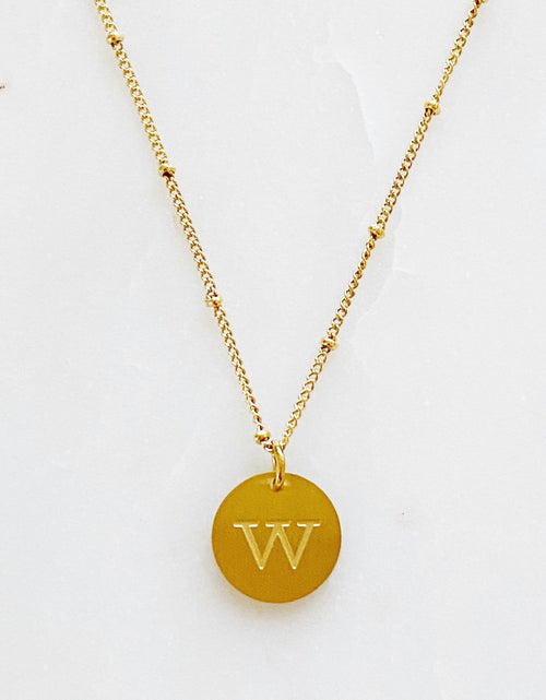 Load image into Gallery viewer, Ellison + Young: Singular Charm Initial Necklace by Ellisonyoung.com
