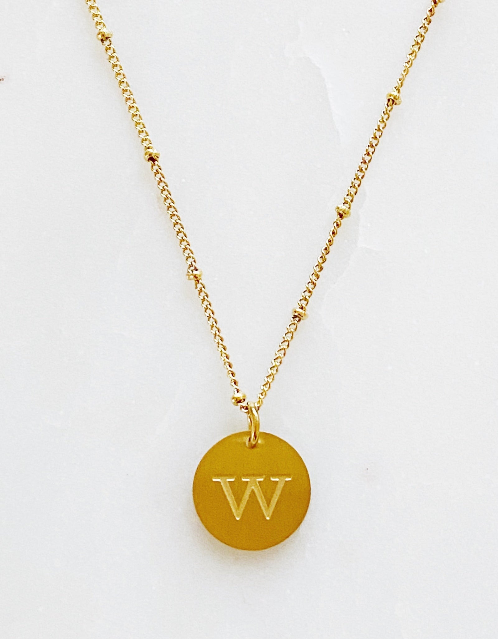 Ellison + Young: Singular Charm Initial Necklace by Ellisonyoung.com