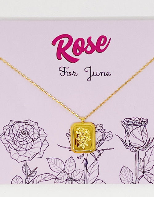 Load image into Gallery viewer, Blooming Birth Month Necklace by Ellisonyoung.com

