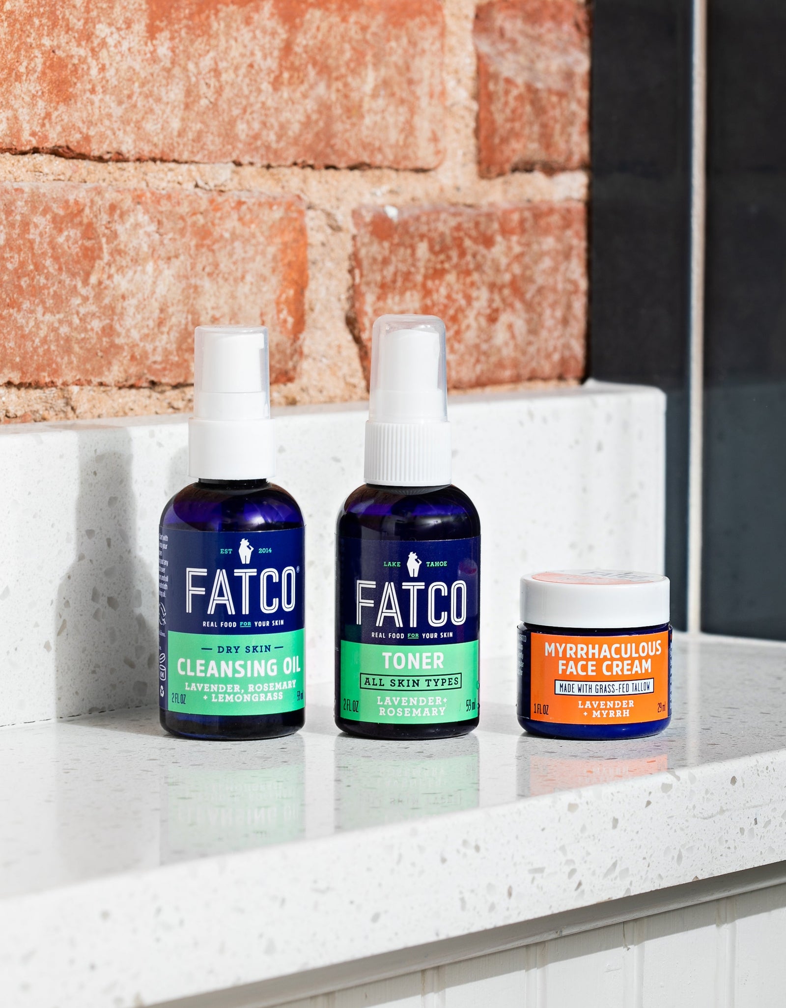 Facial Skincare Basics | Travel Size, Normal/Combo Skin by FATCO Skincare Products