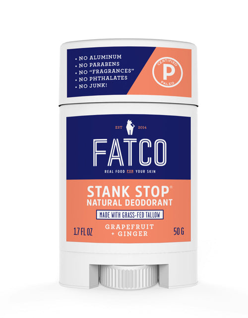 Load image into Gallery viewer, Stank Stop Deodorant Stick, Grapefruit+Ginger, 1.7 Oz by FATCO Skincare Products
