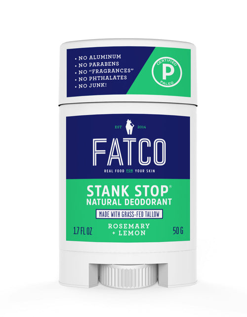 Load image into Gallery viewer, Stank Stop Deodorant Stick, Rosemary+Lemon, 1.7 Oz by FATCO Skincare Products
