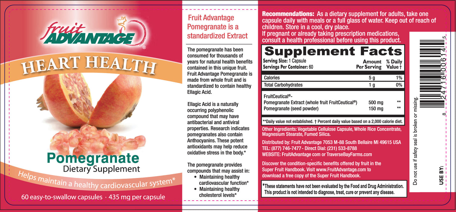 Pomegranate Heart Health by Traverse Bay Farms